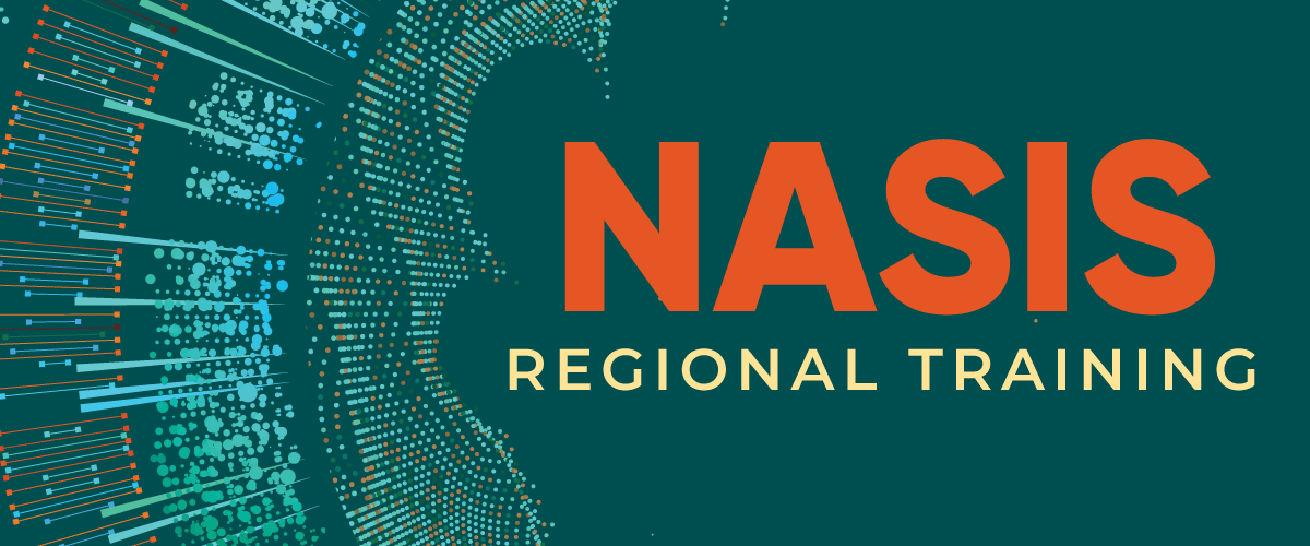 NASIS title on turquoise background