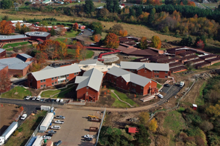 aerial image of Chemawa Indian School