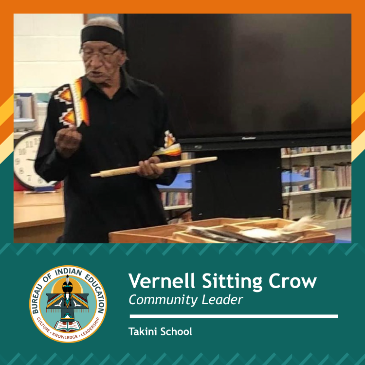 Vernell Sitting Crow - Takini School 
